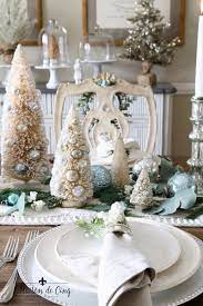 Apr 18, 2019 · these stunning ideas for spring centerpieces and table decorations will surprise and delight your dinner guests all season long. Soft And Wintery Christmas Table With Touches Of French Blue