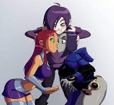 Zone-tan makes Starfire and Raven kiss | MemeX | Know Your Meme