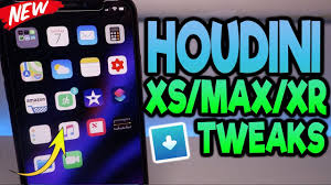 Houdini Beta Jailbreak Tweaks Released For Iphone Xs Max Xr Ios 12 12 1 2 A12 X Youtube