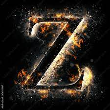 While a zither is a stringed instrument, a zeppelin is a type of rigid airship used in the early 20th century. Fire Alphabet Letter Z Stock Illustration Adobe Stock