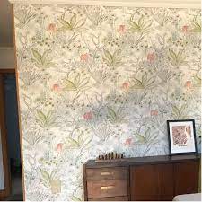 Flowering desert 27' l x 27 w wallpaper roll. Flowering Desert 27 L X 27 W Spray And Stick Wallpaper Roll Casual Home Decor Wallpaper Roll Wallpaper