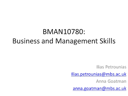Panagiotis chountas ilias petrounias janusz kacprzyk (eds.) intelligent techniques and tools for dr. Bman10780 Business And Management Skills Ilias Petrounias Anna Goatman Ppt Download