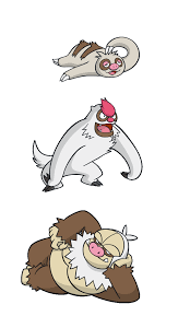 Slakoth Vigoroth Slaking 287 289 Evolutions Game Character Pokemon Drawing Tutorial Easy