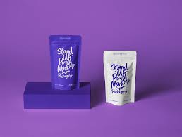 Stand Up Pouch Packaging Mockup Pouch Packaging Packaging Mockup Chip Packaging
