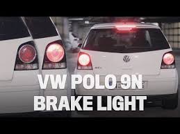How To Change Vw Polo 9n Brake Light Bulb Youtube Vw Polo Vw Polo Gti Polo