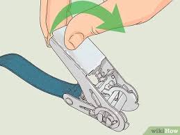 They are run through a buckle that lets you loosen and tighten the strap, so you. How To Use Ratchet Straps 10 Steps With Pictures Wikihow