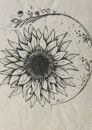 Drawing Sunflowers Step By Step Google Search Tatuajes Al Azar Tatuajes Girasoles Tatuajes Hippie