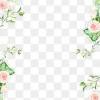 Dark pinkish seamless floral pattern made of dark colored squares and abstract smaller rectangles on pink background with ornaments in the front. 1