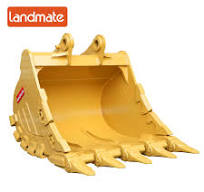 Reinforced Digging Construction Machinery Parts Heavy Duty Rock Excavator  Bucket