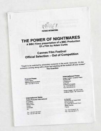 Press kit from THE POWER OF NIGHTMARES (2005)