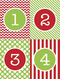 Free Printable Calendar Numbers 1 31 Pdf In 2020 Printable Advent Calendar Christmas Printables Calendar Numbers