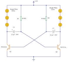 I made a clear diagram on how to install fog lights on a mk4. Led Knight Rider Circuit Led Running Light Led Chaser Circuit Two Way Running Led