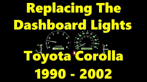 The new toyota vehicles are very advanced. How To Replace Dashboard Light Bulbs On Toyota Corolla 1990 2002 Use 194ll Bulbs Toyotacorolla Youtube