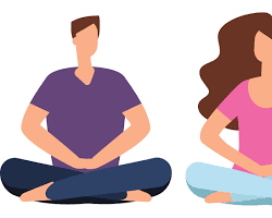 Image of Mindfulness meditation: A photo of a person sitting in a meditative posture with eyes closed