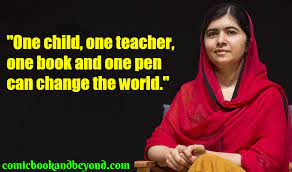 Check spelling or type a new query. 100 Malala Yousafzai Quotes Which Uplift The Spirits Of The Youth Comic Books Beyond