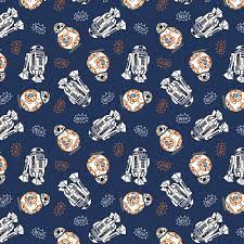 Maybe you would like to learn more about one of these? Star Wars Fabric S W Beep In Navy Blue From Camelot 100 Etsy Star Wars Fabric Star Wars Cotton Bedding Sets