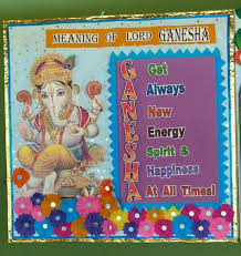 Ganesha Means School Board Decoration Classroom Charts