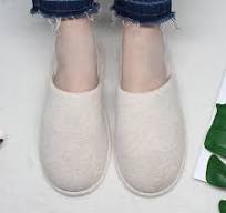 Amazon.com | ofoot Mens Indoor Memory Foam Cotton Scuff ...