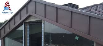 Çatı kaplamalarında olduğu kadar cephe kaplamalarında da dekoratif görüntüsüyle kullanılmaktadır. Kenet Cati Ve Cephe Yalitimi Urunleri Fiyat Listesi Kanyon Yapi