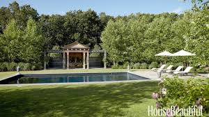 A Greek Revival Farmhouse Pool Houses Swimming Pool House Backyard