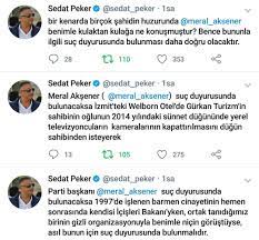 Fatih tezcan da yaptığı canlı yayınla bu isimlerden biri olduğunu söyleyerek peker'le fitneyi engellemek için görüştüğünü savundu. Fatih Tezcan On Twitter Sedat Peker Silahlanin Deyince Bildigin Tufek Tabanca Falan Sanildi Meral Aksener E Sordugu Sorulara Bakilirsa Balistik Fuze Atin Demek Istemis Sedat Peker Meral Aksener Https T Co Eqk6vupcot