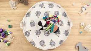 3 sprouts play mat, a playmat that converts to a toy bag makes cleanup quick and easy. 3 Sprouts Storage Bag Cum Play Mat Youtube