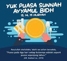 Puasa ayyamul bidh bulan jumadil awal 1441 hijriyah jatuh pada rabu (8/1), kamis (9/2) dan jumat (10/1). Ayyamul Bidh Puasa Apa Itu Ibadah Co Id
