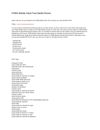 Contained inside crates are various costumes. Pubg Free Battle Points Generator 2018 Pubg Points Android Ios Xbox Ps4 Flip Book Pages 1 5 Pubhtml5