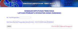 Semakan sbp tingkatan 1 & 4 keputus. Semakan Keputusan Temuduga Latihan Pembantu Kesihatan Awam 2019 Sumber Kerjaya