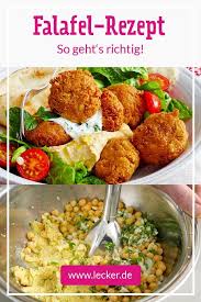 Falafel Selber Machen Das Beste Rezept Lecker Rezepte Falafel Rezept Gute Rezepte