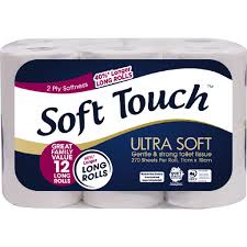 Charmin has both strength and softness for all your toilet paper needs. Soft Touch Toilet Tissue Long Roll 12s The Warehouse