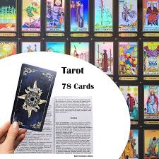 2.25 x 3.5 (bridge size) no casino party is complete without playing cards! Buy Aiewev Tarot Cards Rider Waite Tarot Deck Cards Set With Guidebook 78 Classic Tarot Cards Fortune Telling Game For Beginners Holographic Glowing Colorful English Manual Online In South Korea B091mwntwy