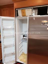 A much quicker fix is by using a hair dryer on a low setting to melt the ice in the fill tube. Sub Zero 532 Freezer Not Cold Repair San Francisco Ca Kit Appliance Repair