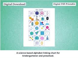 Morgan russell · schedule · meet the teacher · alphabet linking chart · kindergarten sight words · virtual word wall . Alphabet Chart For Kindergarten And Preschool Alphabet Chart Etsy