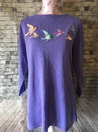 Beautiful Sweater Bob Mackie Wearable Art Size Medium See