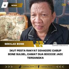 Camat Dua Boccoe, Andi Amirat Amier ditetapkan tersangka atas dugaan  pelanggaran netralitas ASN di pilkada 2024.Hal tersebut diungkapkan Ketua  Bawaslu Bone, Alwi saat dikonfirmasi Tribun-Timur.com, Rabu (13/11/2024).  "Statusnya sudah ditetapkan sebagai ...