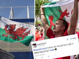 All popular websites and applications allow using emoji among with emoticons. Footie Fans Demand Wales Flag Emoji To Cheer On Euro 2016 Squad Daily Star