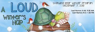 Punch a hole on each side of the plate & attach yarn and tie around each child's head. Winter Program 2018 A Loud Winter S Nap Bulb