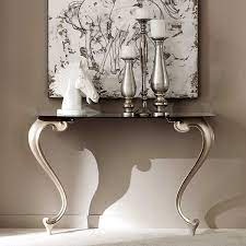 Shop silver leaf furniture at horchow, and browse our fantastic selection of luxury home furnishings more details handcrafted console table. George Classic Silver Leaf Console By Cantori Diotti Com