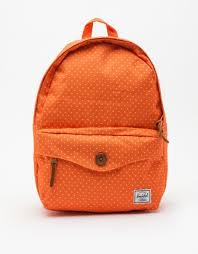 Herschel Supply Co Sydney In Orange Polka Dot Herschel Backpack Bags Polka Dots