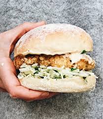 Our 9 chicken burger ideas range from chicken sandwiches to healthy chicken burger recipes and spicy chicken burgers. Crispy Chicken Burgers With Parmesan Slaw And Spicy Mayo The Healthy Hunter