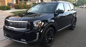 How much is the 2021 kia telluride price and what features are available? 2021 Kia Telluride In Ebony Black Exterior Color Live Pictures