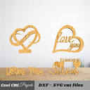 Valentines Day Love Pack 4 Designs CNC Files for Wood CNC File CNC ...