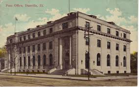 Post Office Danville Ill Danville Illinois Post Office Postcard Collection