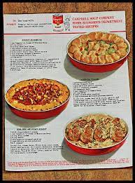 1964 Campbell S Soup Canned Food Campbells Soup Recipes Recipes Retro Recipes