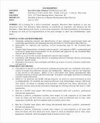 Sales Assistant Job Description Resume Unique Sample Executive Assistant Job Description 8 Examples Assistant Jobs Job Description Executive Jobs
