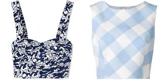 One of our current favorite styles are matching or coordinating sets that include a crop top. 10 Crop Tops For Spring Bra Tops And Crop Tops 2015
