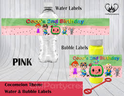 Succulent free printable alphabet banner letters. Cocomelon Birthday Party Cocomelon Drink Labels Cocomelon Labels Stickers Paper Party Supplies Stickers Labels Tags Kromasol Com