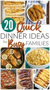 Here you will find easy, fast and family friendly recipes. Quick Dinner Ideas For Busy Families Quick Easy Meals Quick Dinner Quick Dinner Recipes