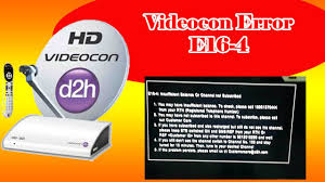 Videocon D2h Error E16 4 Youtube